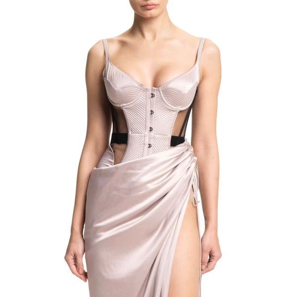 Maria Lucia Hohan Maleena Gown in Birch | Evening Gowns | Luxury Shoes 