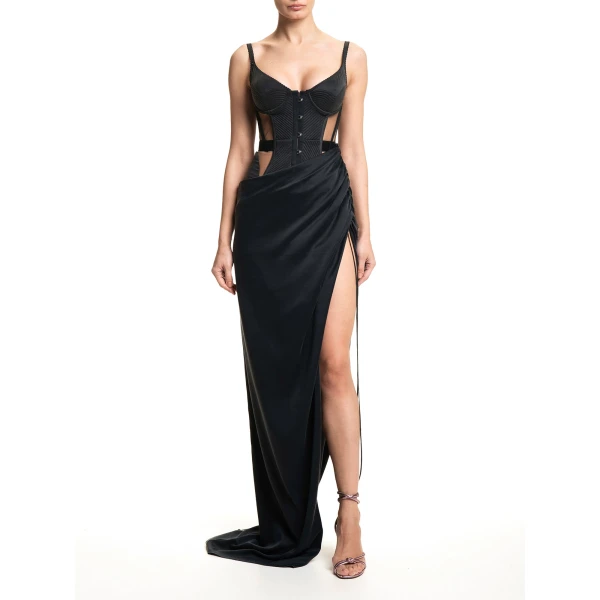 Maria Lucia Hohan Maleena Gown in Black | Evening Gowns | Luxury Shoes 