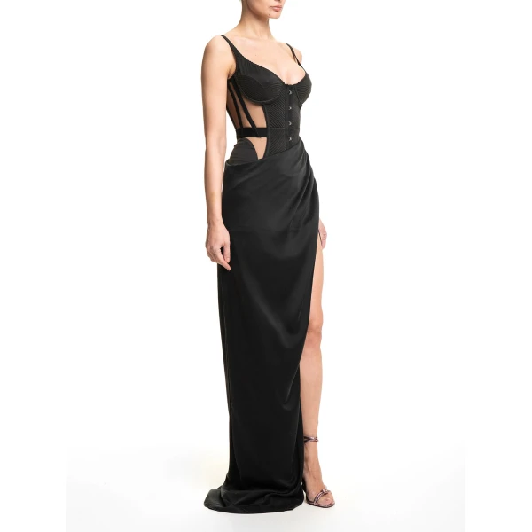Maria Lucia Hohan Maleena Gown in Black | Evening Gowns | Luxury Shoes 