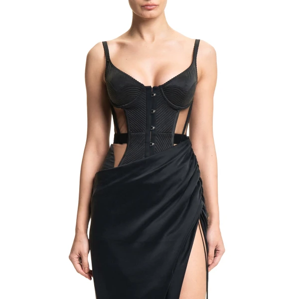Maria Lucia Hohan Maleena Gown in Black | Evening Gowns | Luxury Shoes 