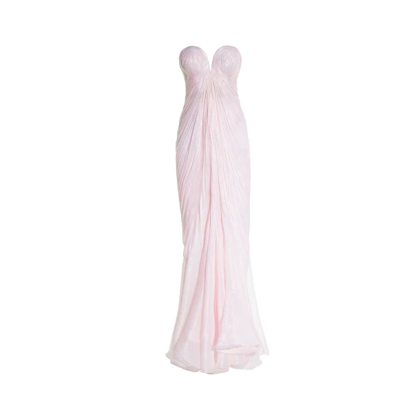 Maria Lucia Hohan Meilien Gown in Rosa | Evening Gowns | Luxury Shoes 