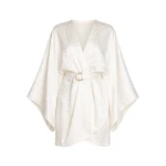 Maria Lucia Hohan Novia Kaftan in Ivory | Robes | Luxury Shoes 