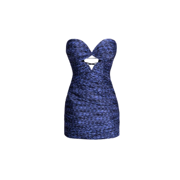 Saeeda Mini Dress in Amparo Houndstooth