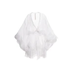 Maria Lucia Hohan Sassy Kaftan in White | Robes | Luxury Shoes 