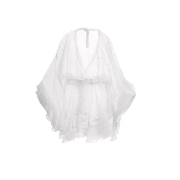 Maria Lucia Hohan Sassy Kaftan in White | Robes | Luxury Shoes 