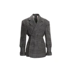 Maria Lucia Hohan Sharun Blazer in Bosco Houndstooth | Blazers | Luxury Shoes 