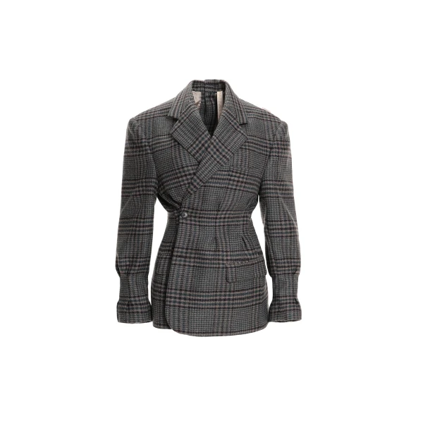 Sharun Blazer in Bosco Houndstooth