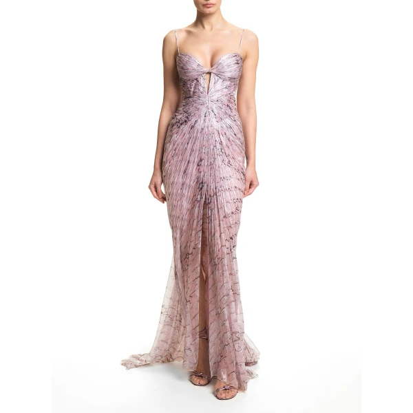 Maria Lucia Hohan Tomina Gown in Confetti White | Evening Gowns | Luxury Shoes 