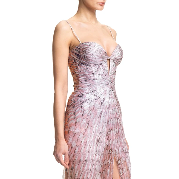 Maria Lucia Hohan Tomina Gown in Confetti White | Evening Gowns | Luxury Shoes 