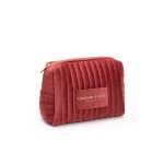Maria Lucia Hohan Velvet Cosmetic Bag in Caramel | Wallets & Purses | Luxury Shoes 