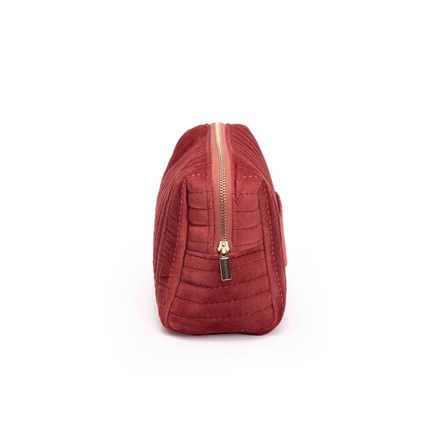 Maria Lucia Hohan Velvet Cosmetic Bag in Caramel | Wallets & Purses | Luxury Shoes 