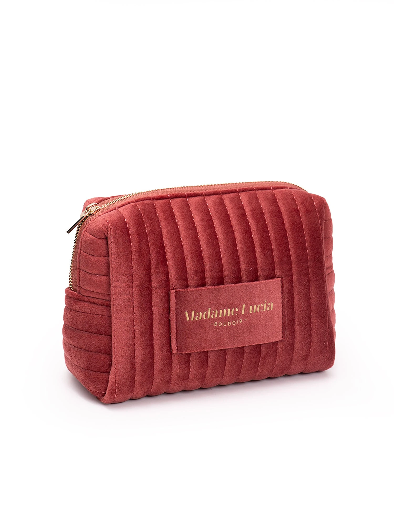Maria Lucia Hohan Velvet Cosmetic Bag in Caramel Maria Lucia Hohan Velvet Cosmetic Bag in Caramel | Wallets & Purses | Luxury Shoes