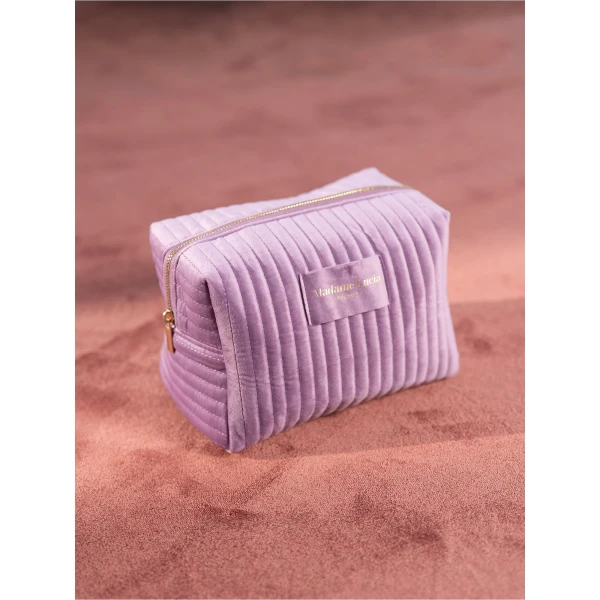 Maria Lucia Hohan Velvet Cosmetic Bag in Purple | Wallets & Purses | Luxury Shoes 