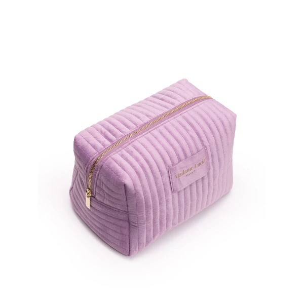 Maria Lucia Hohan Velvet Cosmetic Bag in Purple | Wallets & Purses | Luxury Shoes 