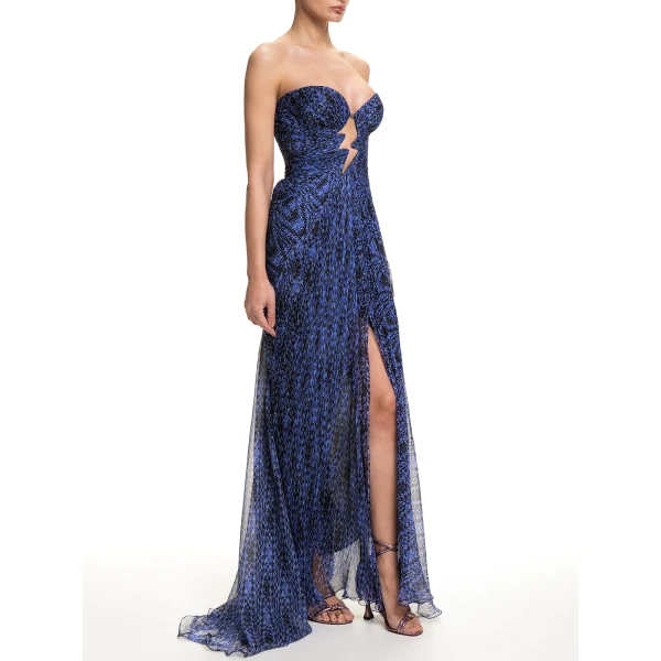 Maria Lucia Hohan Verity Gown in Amparo Print | Evening Gowns | Luxury Shoes 