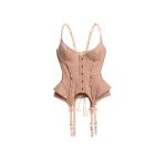 Maria Lucia Hohan Wildcat Corset in Miele | Sleeveless | Luxury Shoes 