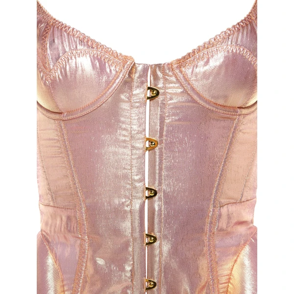 Maria Lucia Hohan Wildrose Corset in Pink | Sleeveless | Luxury Shoes 