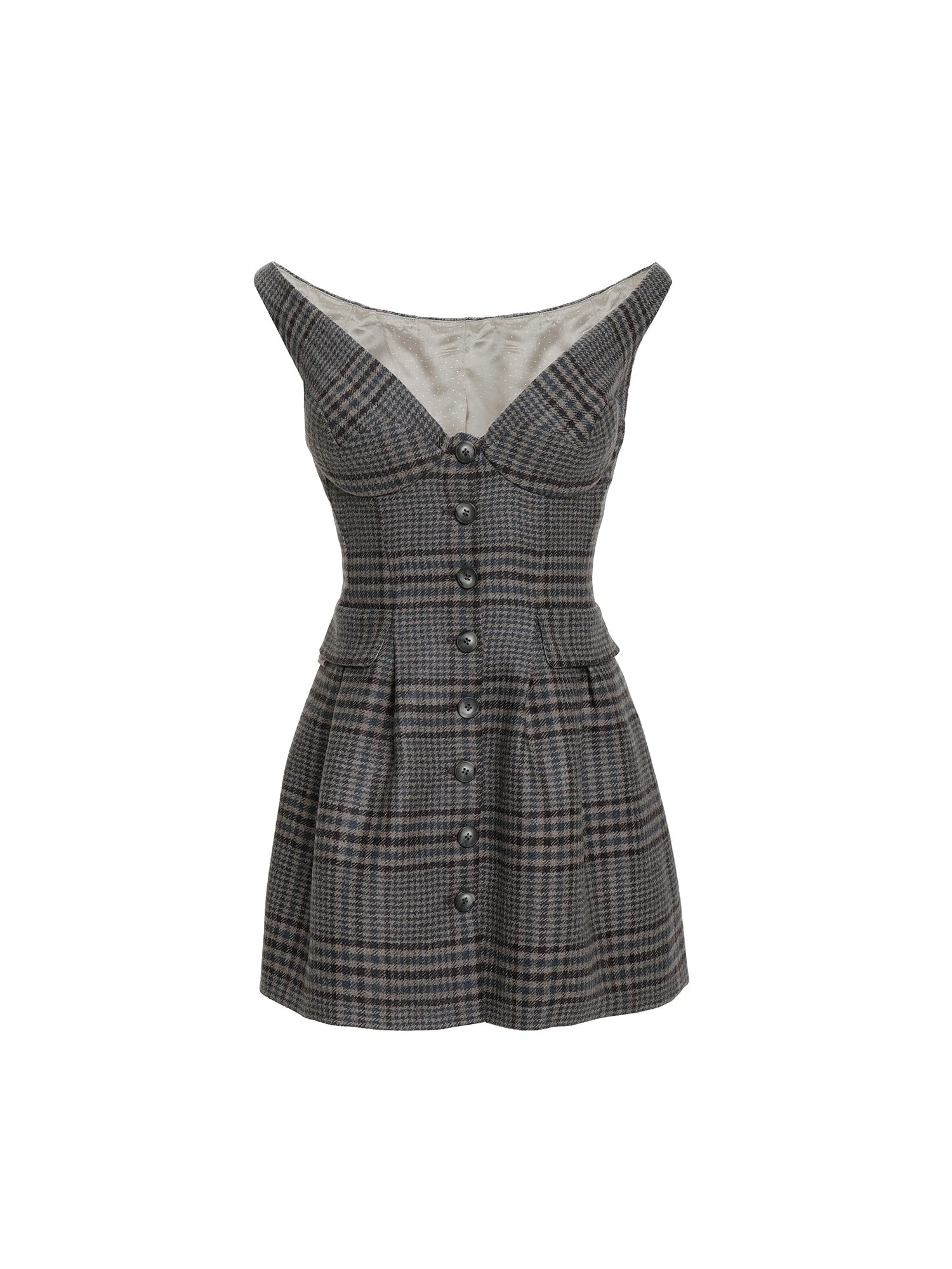 Maria Lucia Hohan Yoko Mini Dress in Check Maria Lucia Hohan Yoko Mini Dress in Check | Mini Dresses | Luxury Shoes