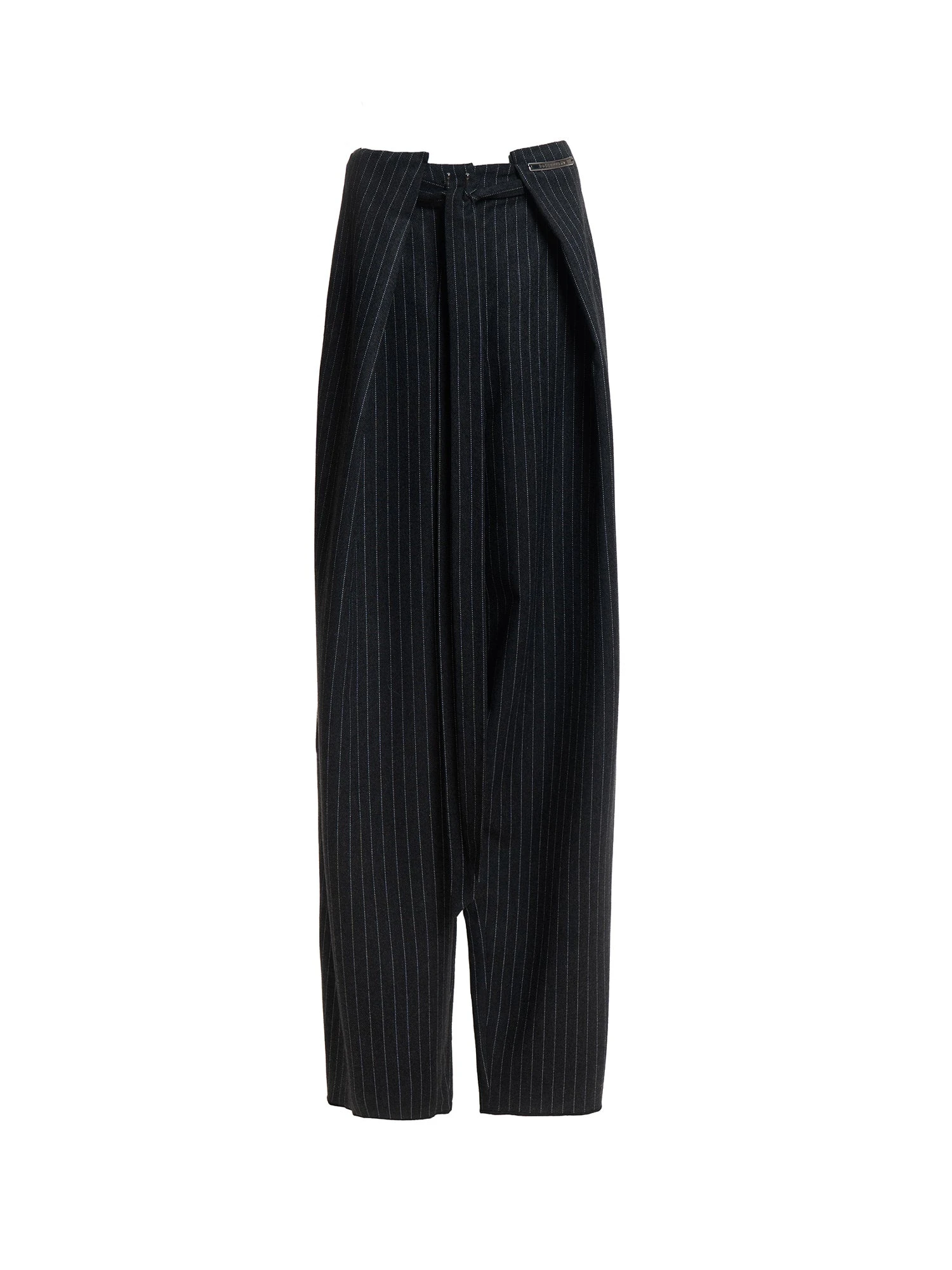 Maria Lucia Hohan Yuki Wide-Leg Pants in Grey Pinstripe Maria Lucia Hohan Yuki Wide-Leg Pants in Grey Pinstripe | Wide leg pants | Luxury Shoes