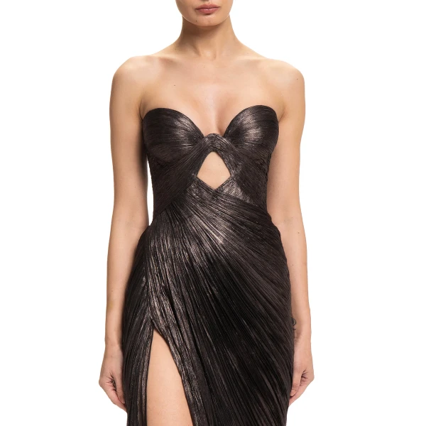 Maria Lucia Hohan Zephyra Gown in Incense | Evening Gowns | Luxury Shoes 