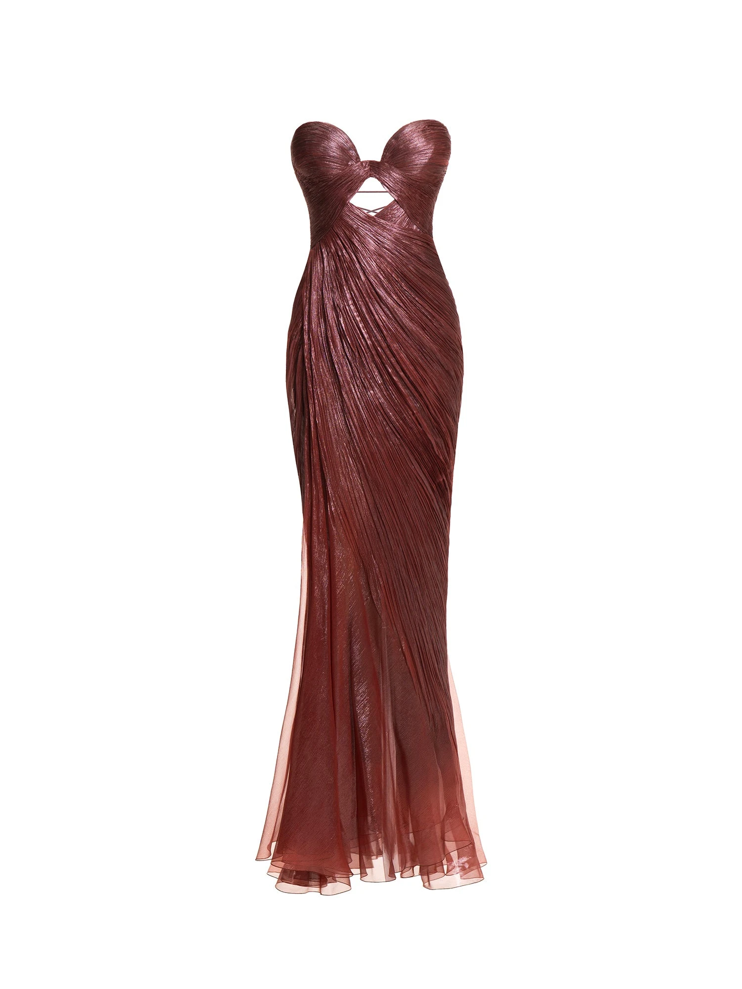 Maria Lucia Hohan Zephyra Gown in Truffle Maria Lucia Hohan Zephyra Gown in Truffle | Evening Gowns | Luxury Shoes