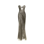 Maria Lucia Hohan Zephyra Gown in Woodsmoke | Evening Gowns | Luxury Shoes 