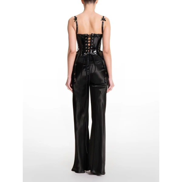 Maria Lucia Hohan Zina Corset in Licorice | Sleeveless | Luxury Shoes 