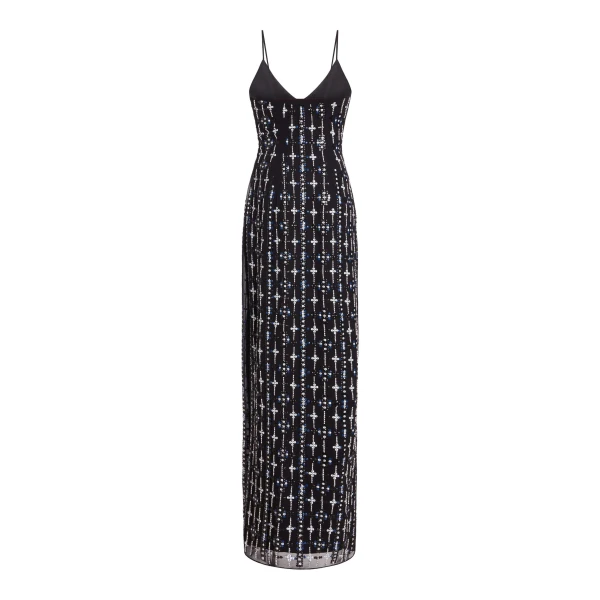 Markarian Aziza Beaded Slip Gown, view 5 | Evening Gowns | Luxury Shoes 
