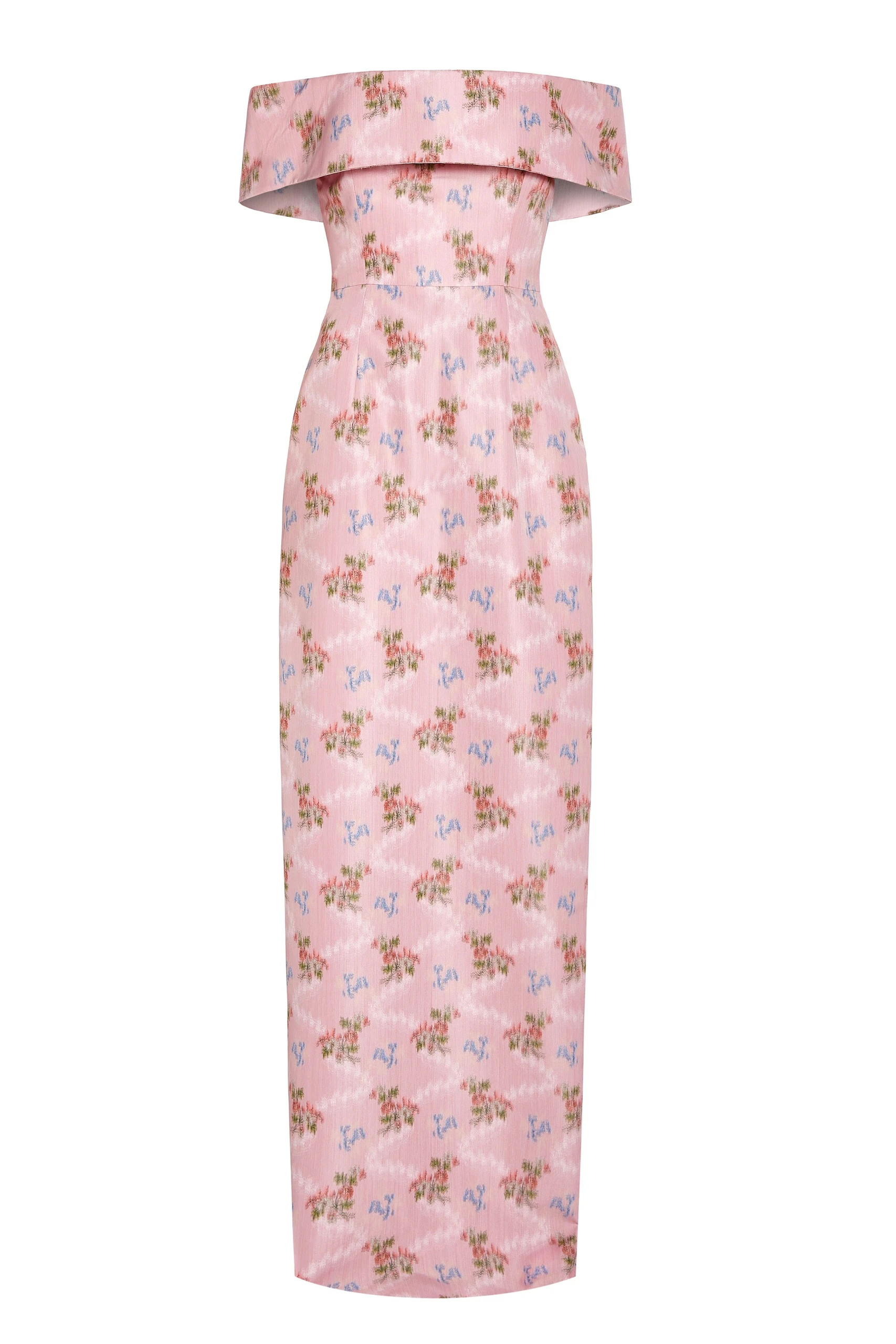 Markarian Clover Pink Bouquet Ikat Gown Markarian Clover Pink Bouquet Ikat Gown | Evening Gowns | Luxury Shoes