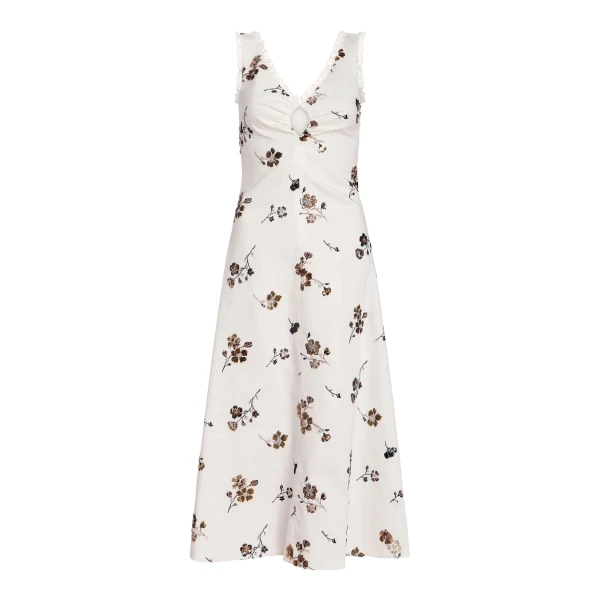 Markarian Coquette Sequined Cotton Midi Dress | Midi Dresses | Luxury Shoes 