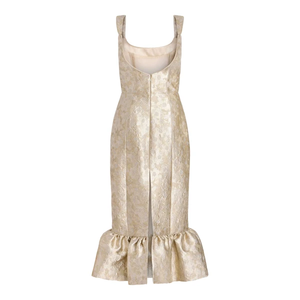 Markarian Ginevra Silver Midi Dress, view 5 | Midi Dresses | Luxury Shoes 
