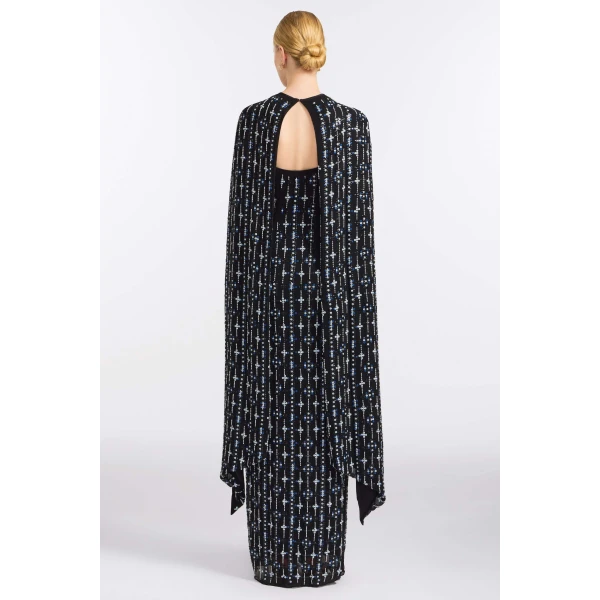 Markarian Goldie Beaded Cape Top, view 4 | Tops | Luxury Shoes 