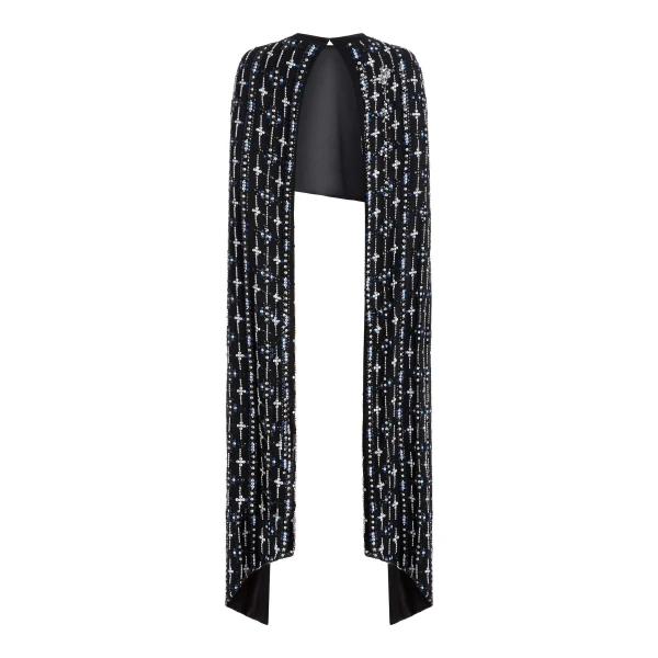 Markarian Goldie Beaded Cape Top, view 5 | Tops | Luxury Shoes 