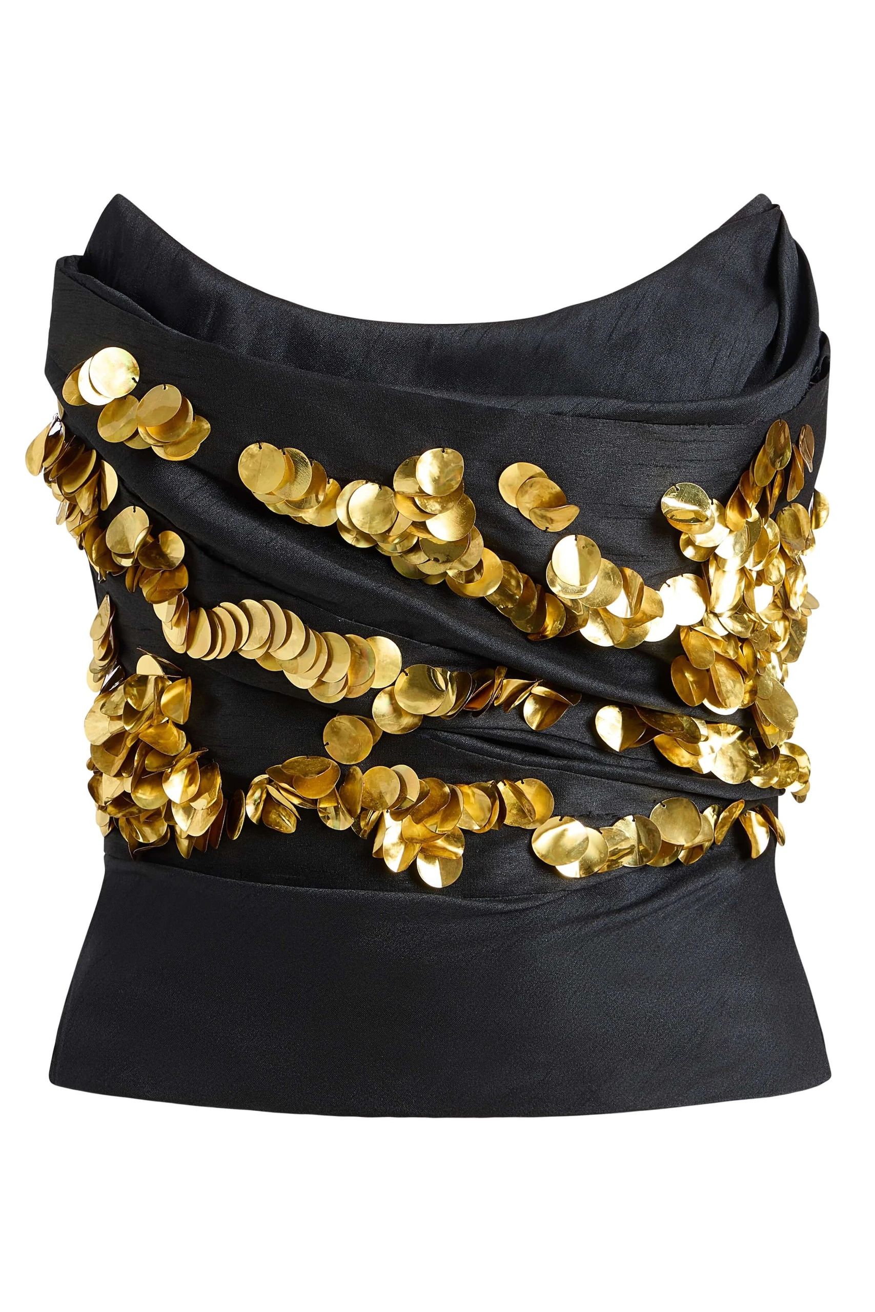 Markarian Lily Sequin Embellished Drape Top Markarian Lily Sequin Embellished Drape Top | Sleeveless | Luxury Shoes