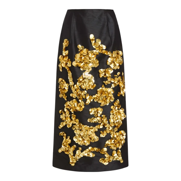Mirage Sequin Embellished Midi Skirt
