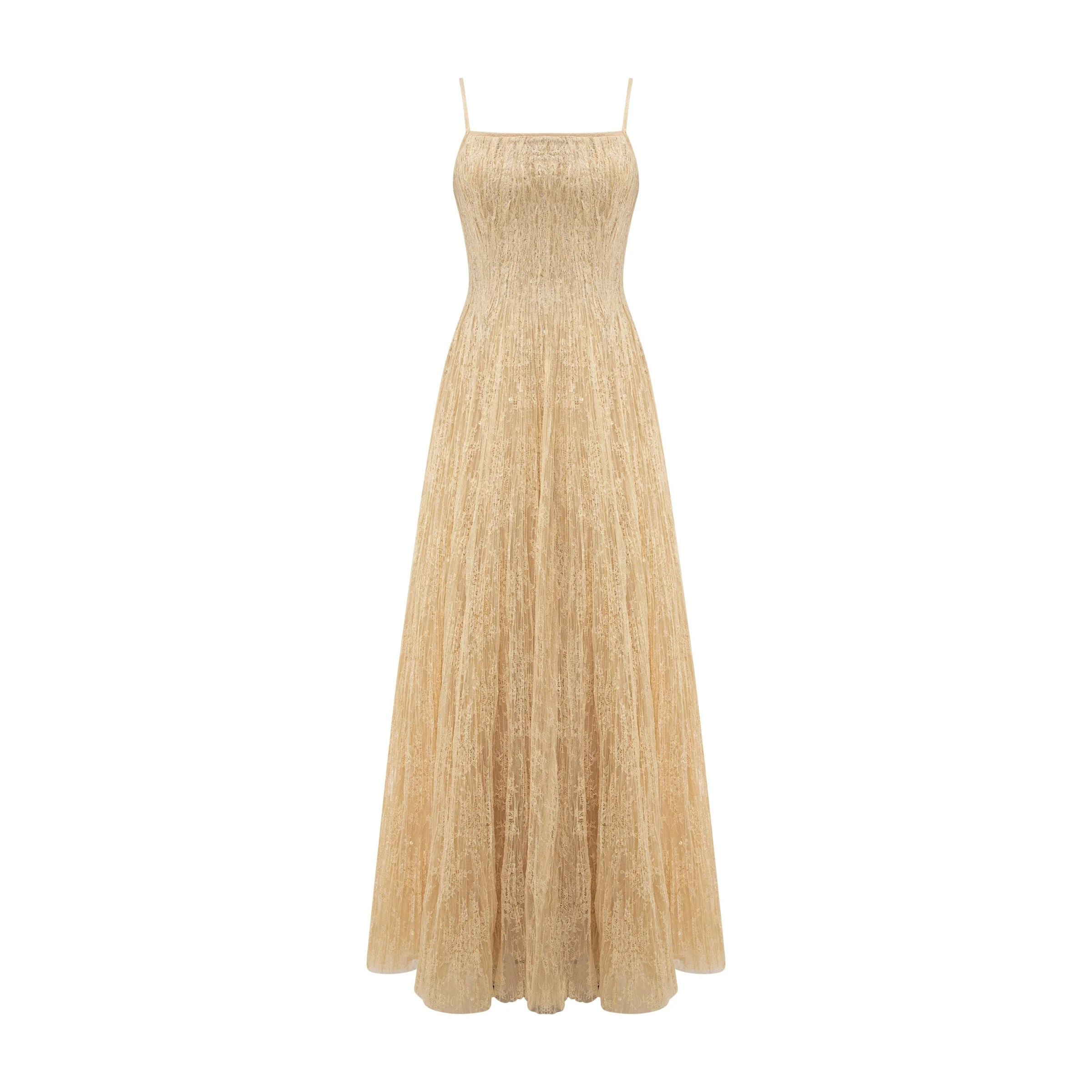 Marmar Halim A-Line Pleated Lace Dress Marmar Halim A-Line Pleated Lace Dress | Evening Gowns | Luxury Shoes
