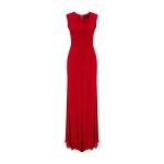 Marmar Halim Crepe Dress With Detailed Chiffon | Evening Gowns | Luxury Shoes 