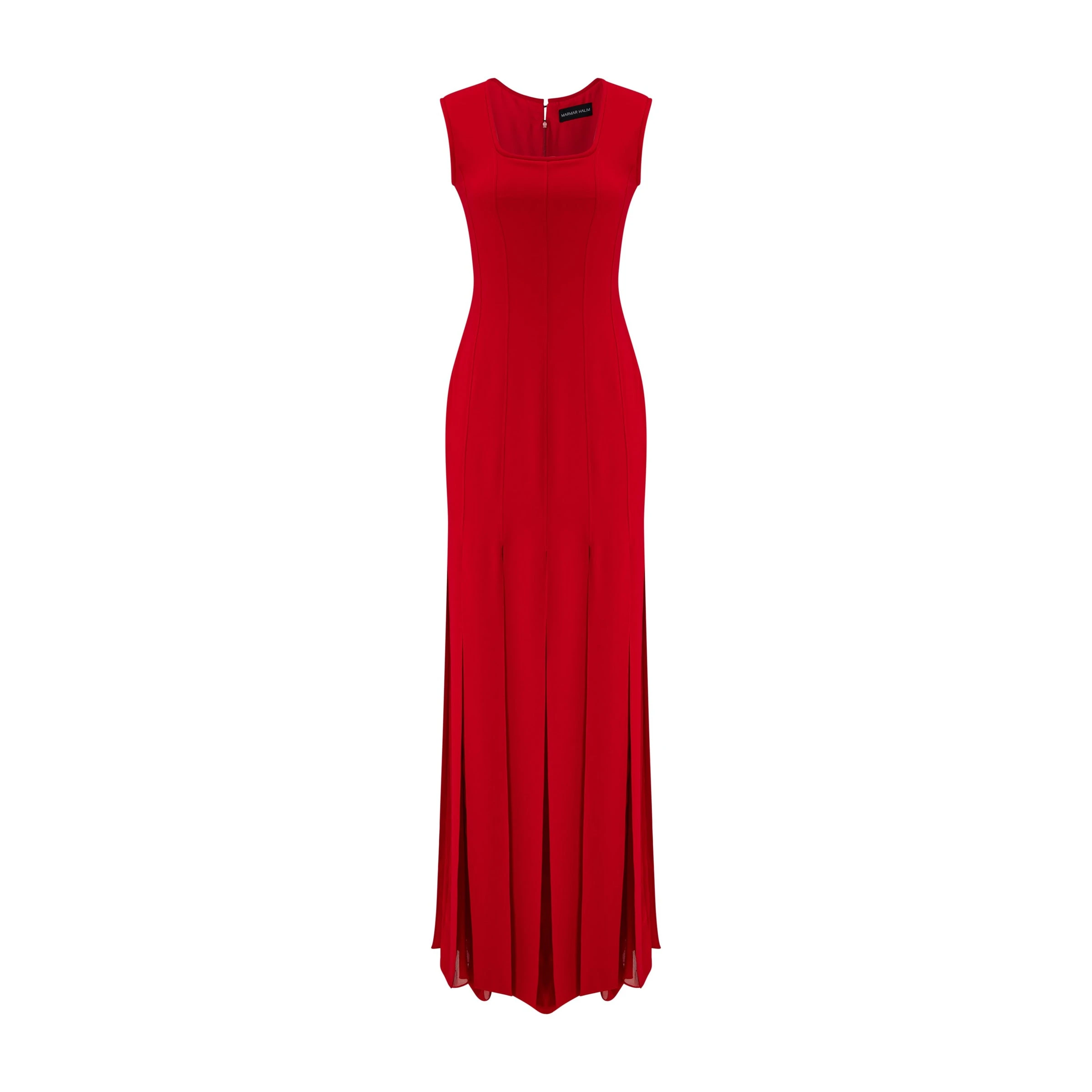 Marmar Halim Crepe Dress With Detailed Chiffon Marmar Halim Crepe Dress With Detailed Chiffon | Evening Gowns | Luxury Shoes