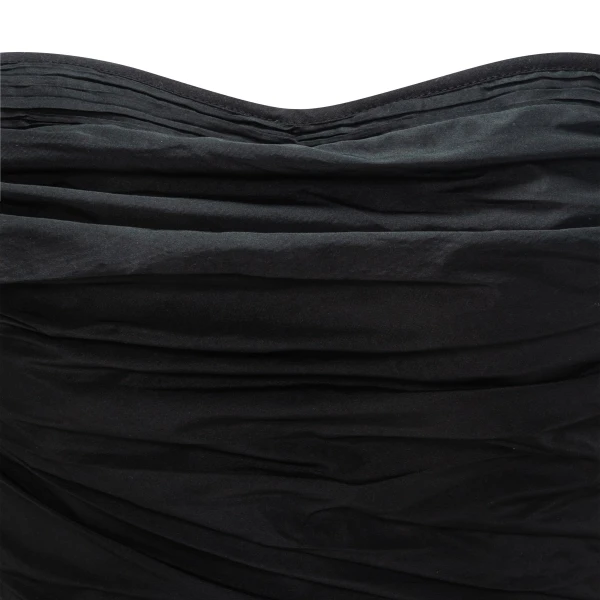 Marmar Halim Off-Shoulder Draped Taffeta Dress With Detachable Over Skirt | Evening Gowns | Luxury Shoes 