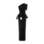Marmar Halim One-Shoulder Crepe Dress | Evening Gowns | Luxury Shoes 