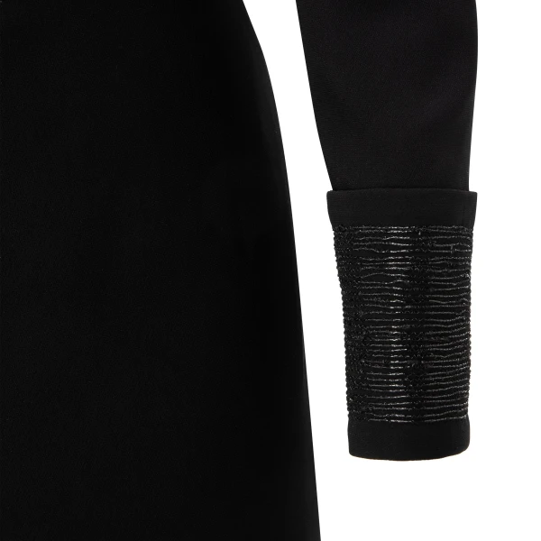 Marmar Halim Straight-Cut Crepe Dress With Embroidery | Evening Gowns | Luxury Shoes 