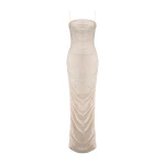 Marmar Halim Straight-Cut Pleated Silk Dress | Evening Gowns | Luxury Shoes 