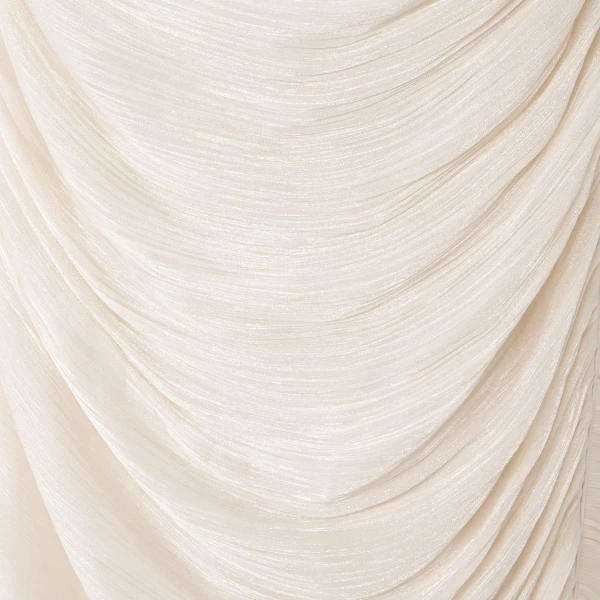Marmar Halim Straight-Cut Pleated Silk Dress | Evening Gowns | Luxury Shoes 