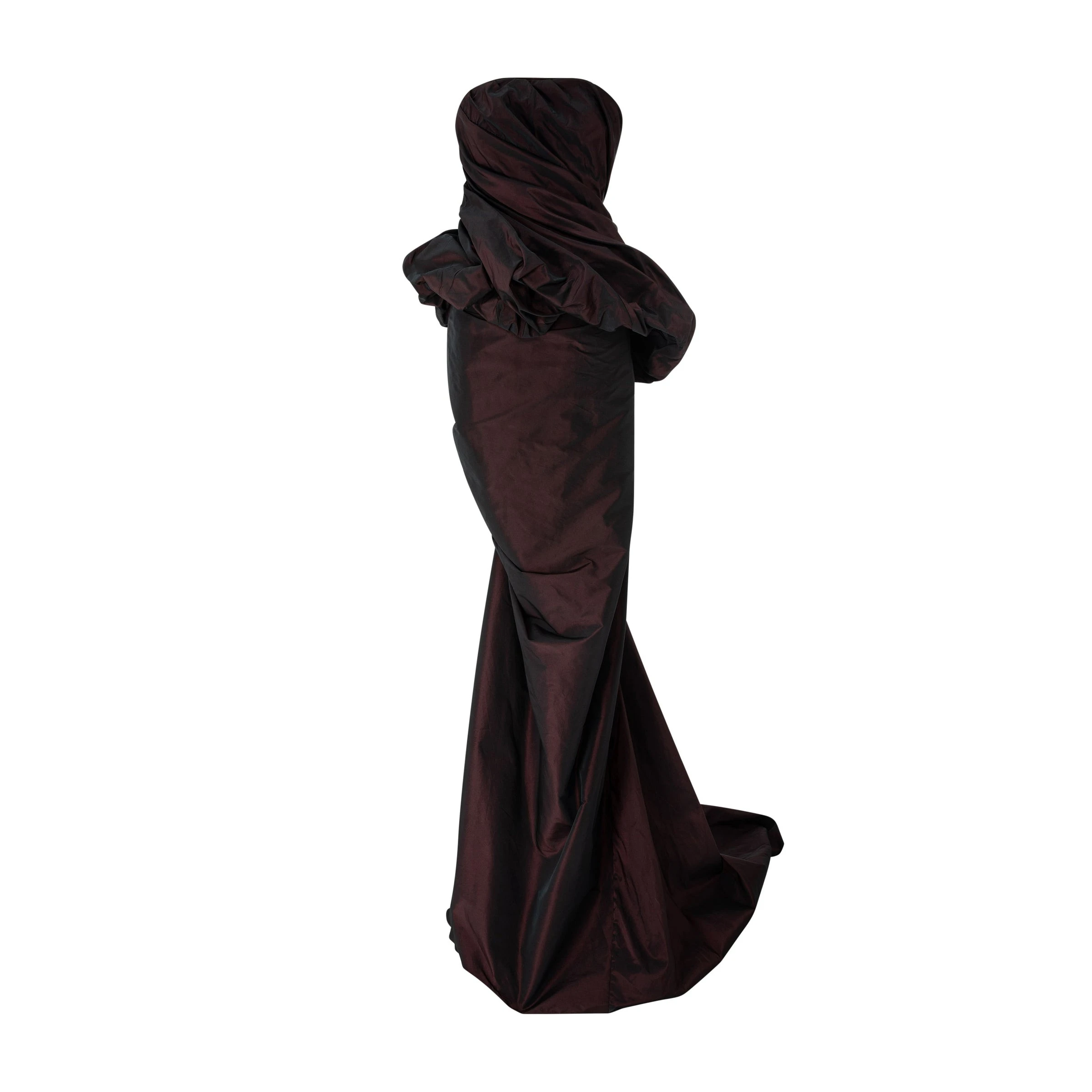 Marmar Halim Strapless Draped Corseted Taffeta Dress Marmar Halim Strapless Draped Corseted Taffeta Dress | Evening Gowns | Luxury Shoes