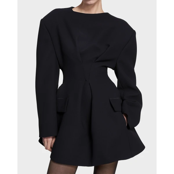 Maticevski Area Dress in Black | Mini Dresses | Luxury Shoes 