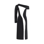 Maticevski Catapult Dress in Black | Midi Dresses | Luxury Shoes 