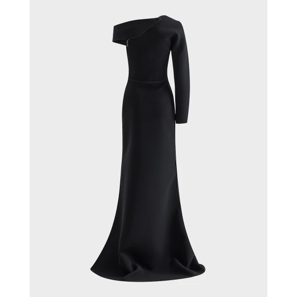 Maticevski Claudine Gown in Black | Evening Gowns | Luxury Shoes 