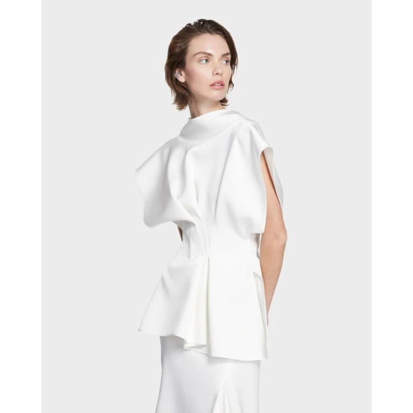 Maticevski Endure Top in White | Tops | Luxury Shoes 
