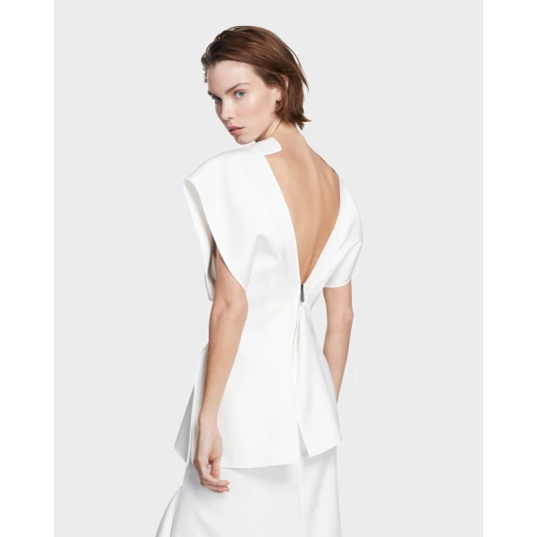 Maticevski Endure Top in White | Tops | Luxury Shoes 