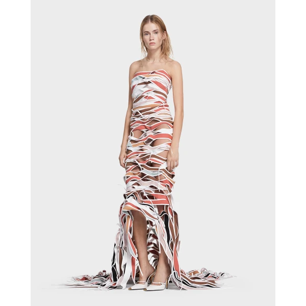 Maticevski Fixation Gown in Multicolour | Evening Gowns | Luxury Shoes 